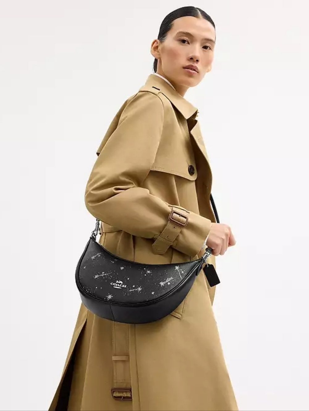 *NWT* COACH Aria Black Star Bag - Picture 2 of 13